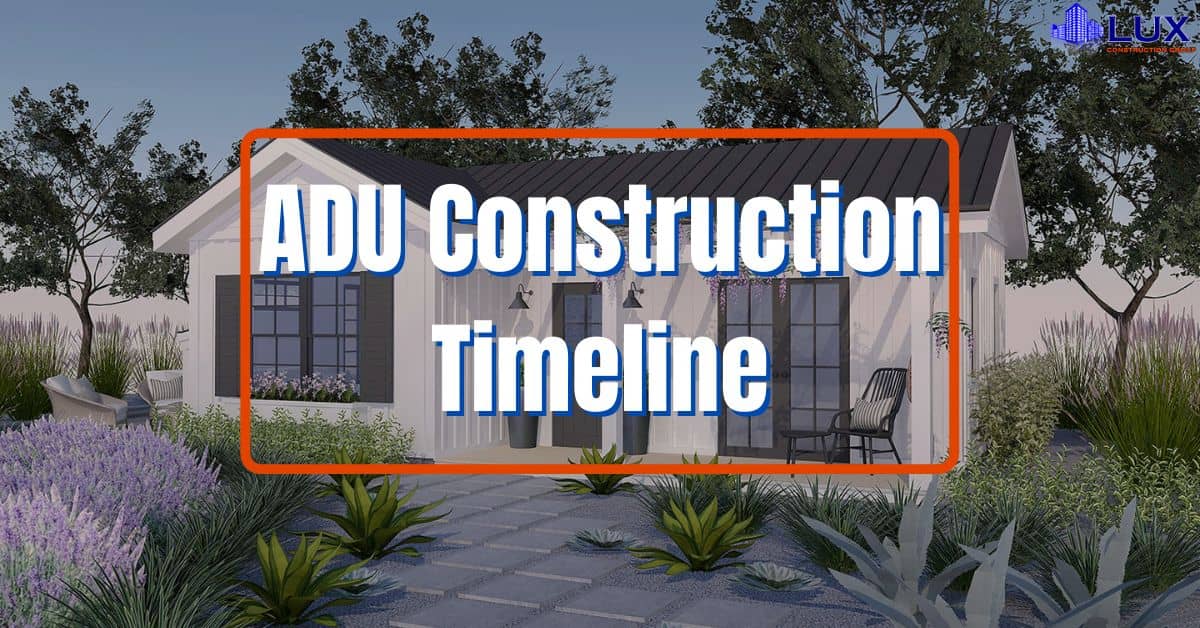 ADU Construction Timeline