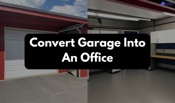convert your garage into a home office