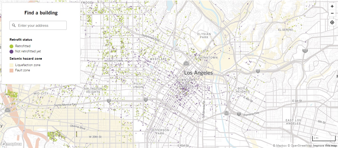 Search the map for Retrofitting - LA Times